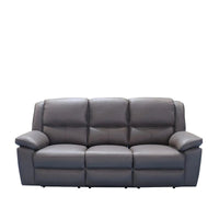 Legacy - 3 Seater Power Recliner - Dark Grey