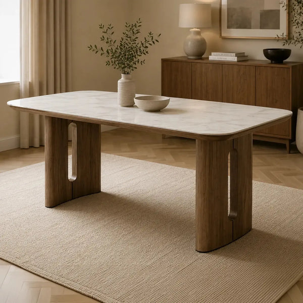 Leighton - 1.8m Dining Table (Natural Walnut)