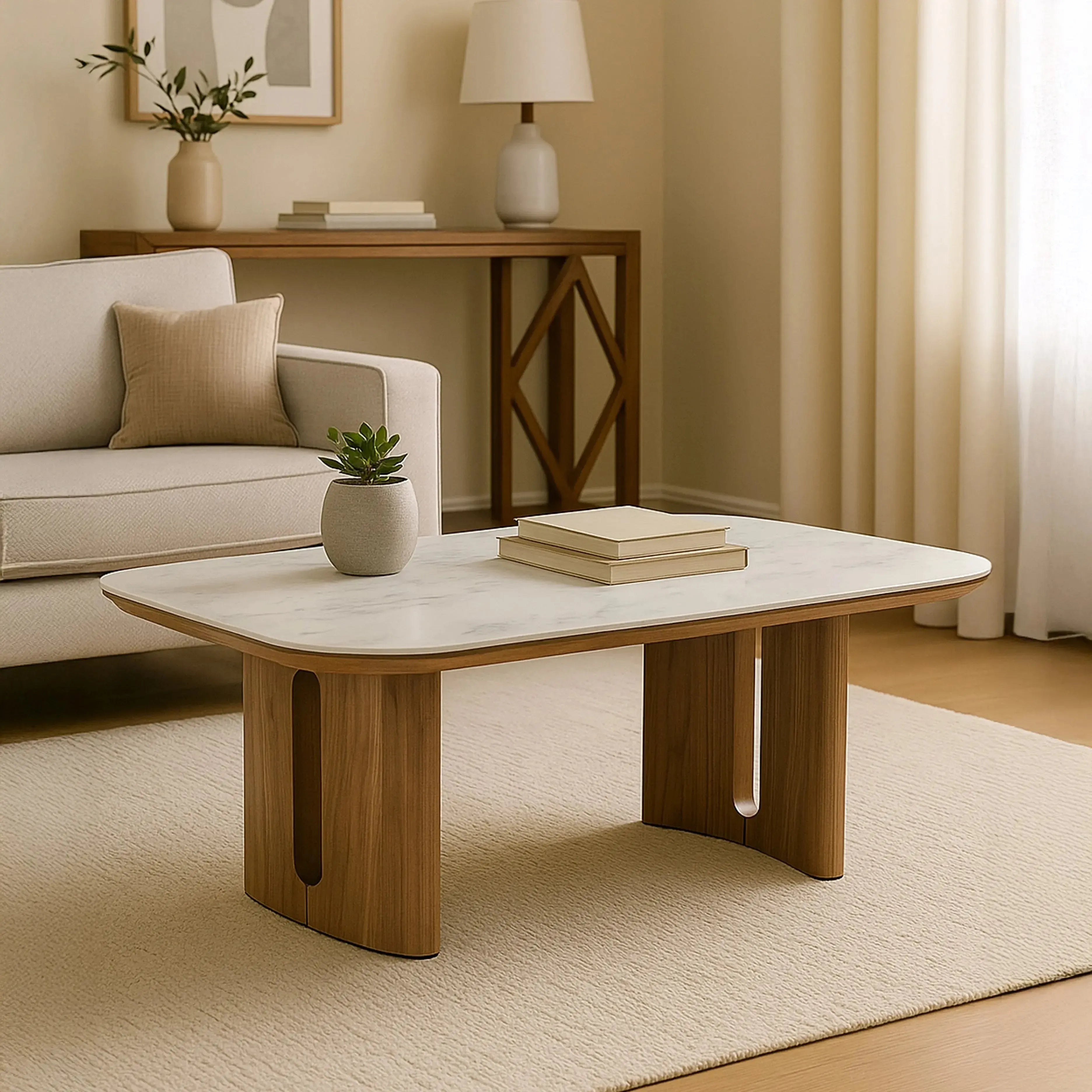 Leighton - Coffee Table (Natural Walnut)
