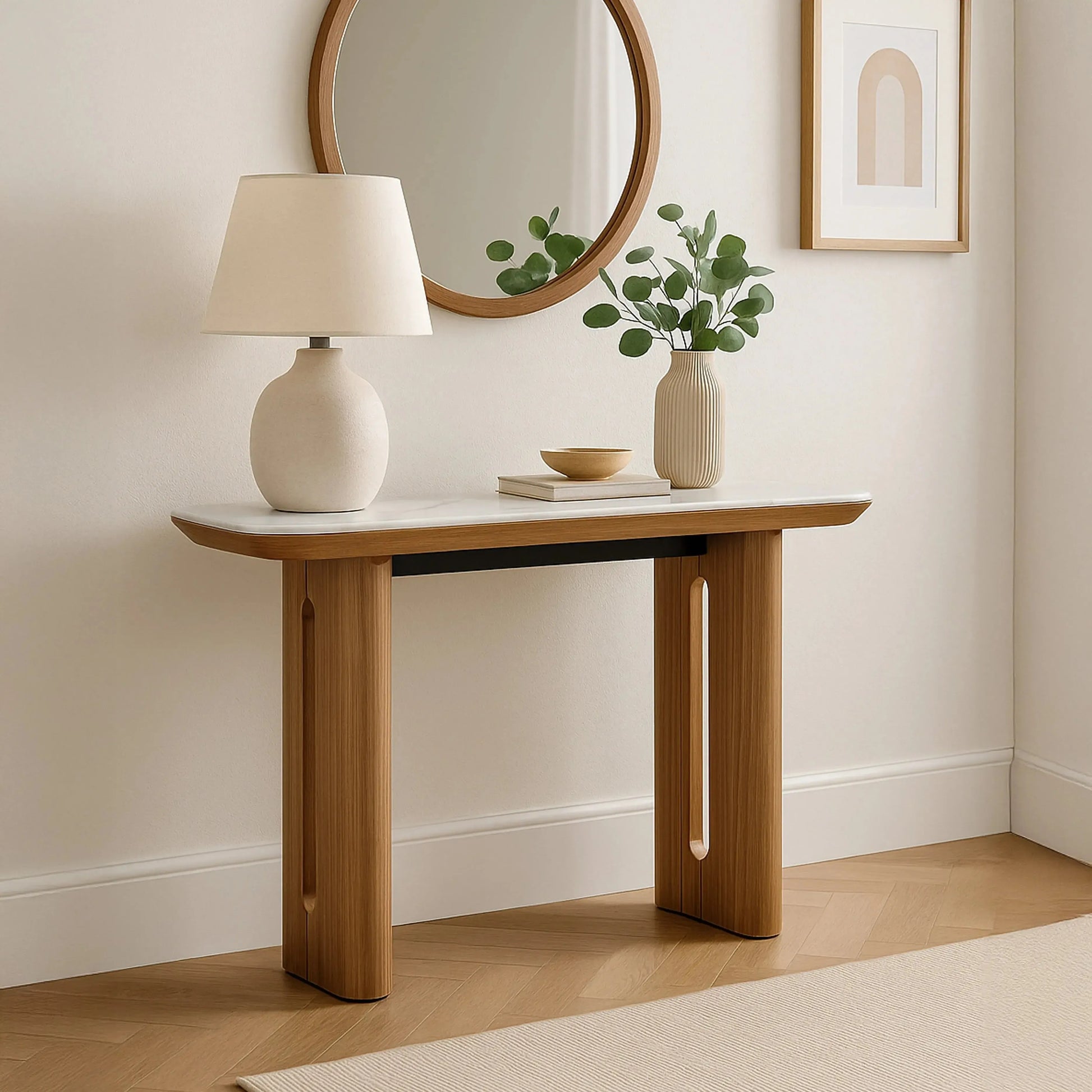 Leighton - Console Table (Natural Walnut)