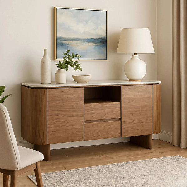 Leighton - Large Sideboard (Natural Walnut)