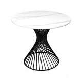 Lena - White Gloss Round Dining Table