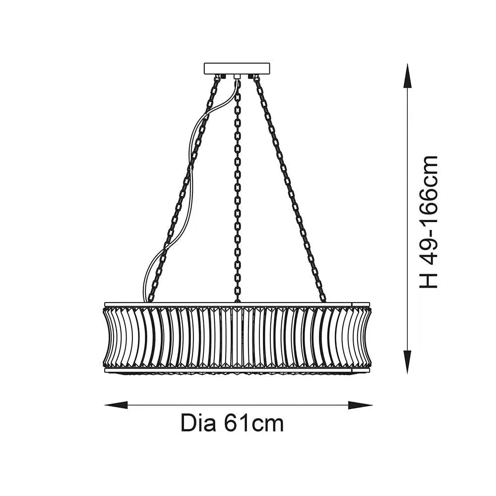Leonardo - 6 Light Pendant