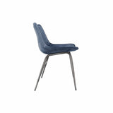 Levi Leather Chair - Blue