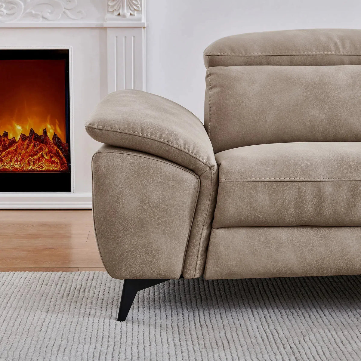 Loretta - Recliner Corner Sofa with Storage - Right Hand