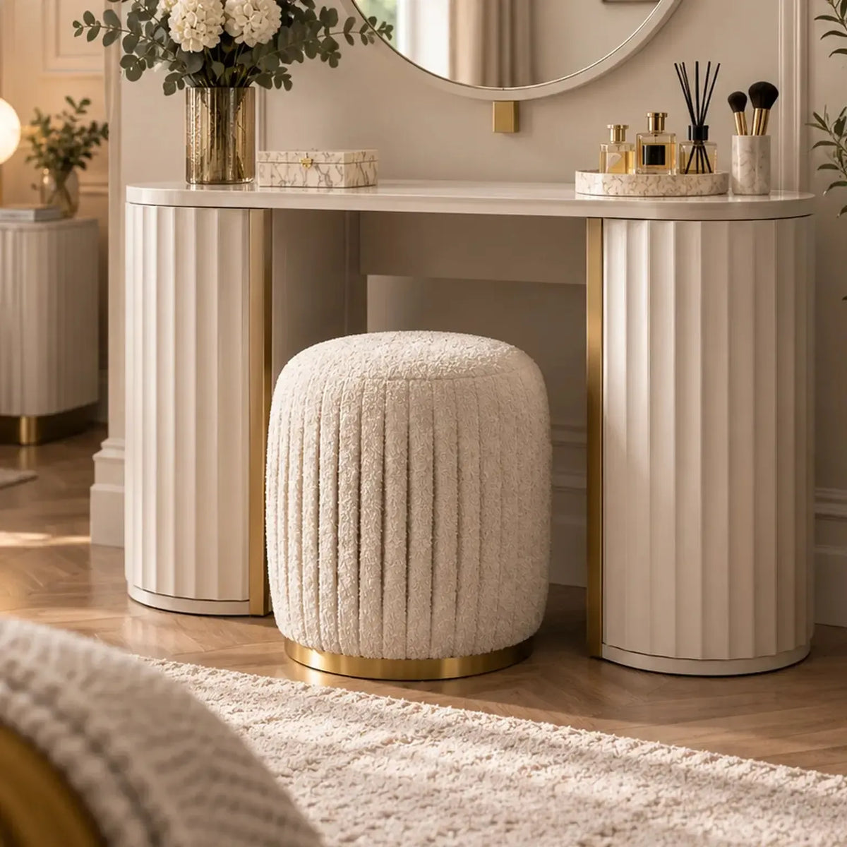 Luminate - Pleated Stool