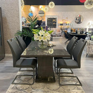 Lusso Dining Table & Detroit Chair Set