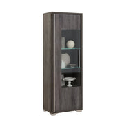 Lusso - Glass Cabinet 1 Left Door + LED