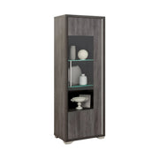 Lusso - Glass Cabinet 1 Right Door + LED