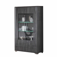 Lusso - Glass Cabinet 2 Doors + LED