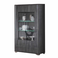 Lusso - Glass Cabinet 2 Doors + LED