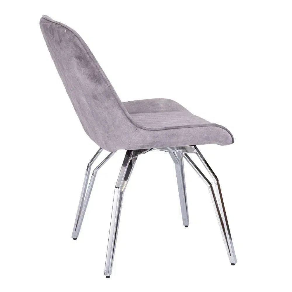 Mason Swivel Dining Chair - Light Grey