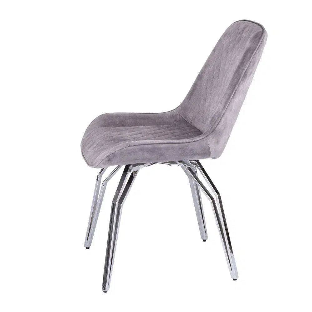 Mason Swivel Dining Chair - Light Grey