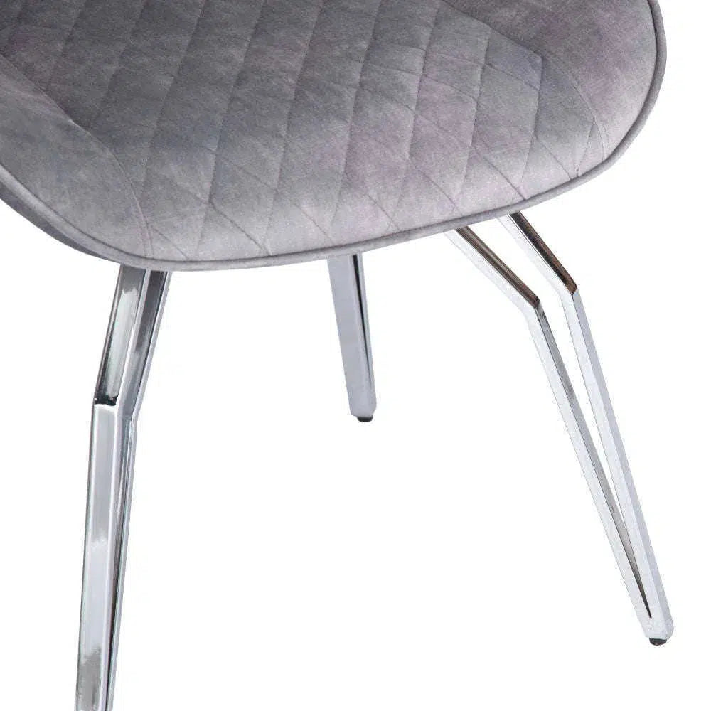 Mason Swivel Dining Chair - Light Grey