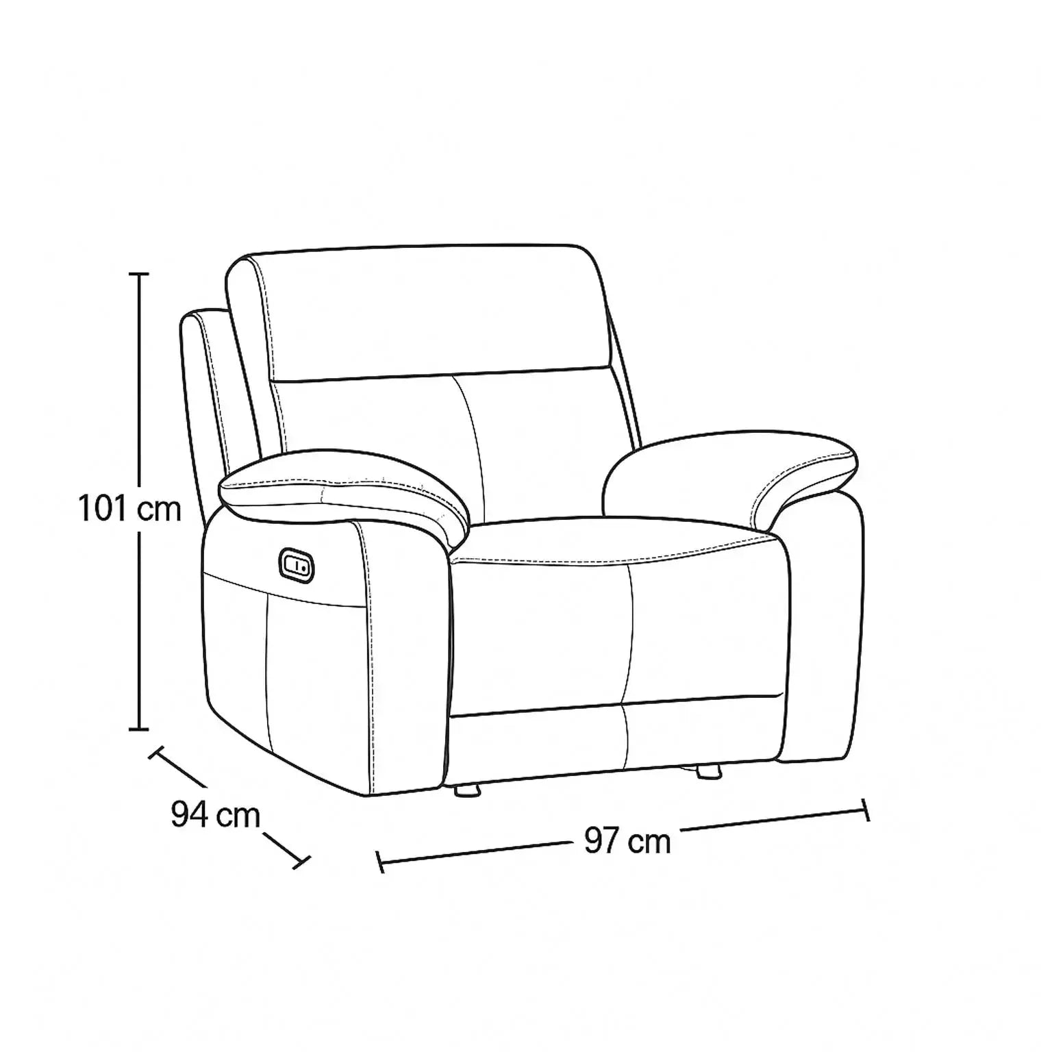 Mayfair - 1 Seater - Power Recliner
