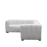 Messina - 1 Corner 2 Sofa - Light Grey