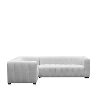 Messina - 1 Corner 2 Sofa - Light Grey