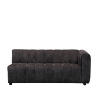 Messina - 2 Corner 2 Sofa - Classic Black