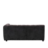 Messina - 2 Corner 2 Sofa - Classic Black