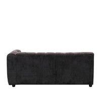 Messina - 2 Corner 2 Sofa - Classic Black