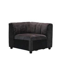 Messina - 2 Corner 2 Sofa - Classic Black