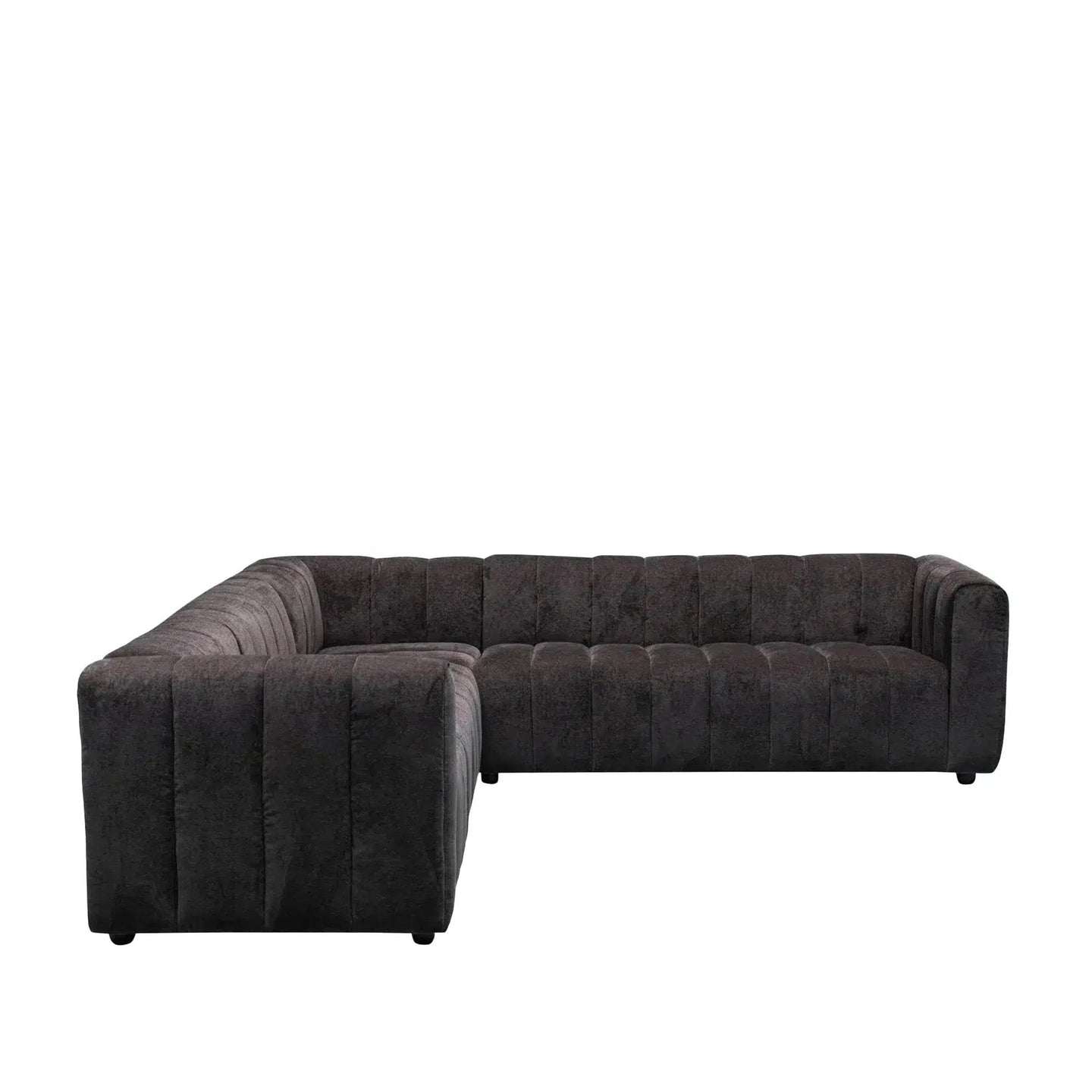 Messina - 2 Corner 2 Sofa - Classic Black