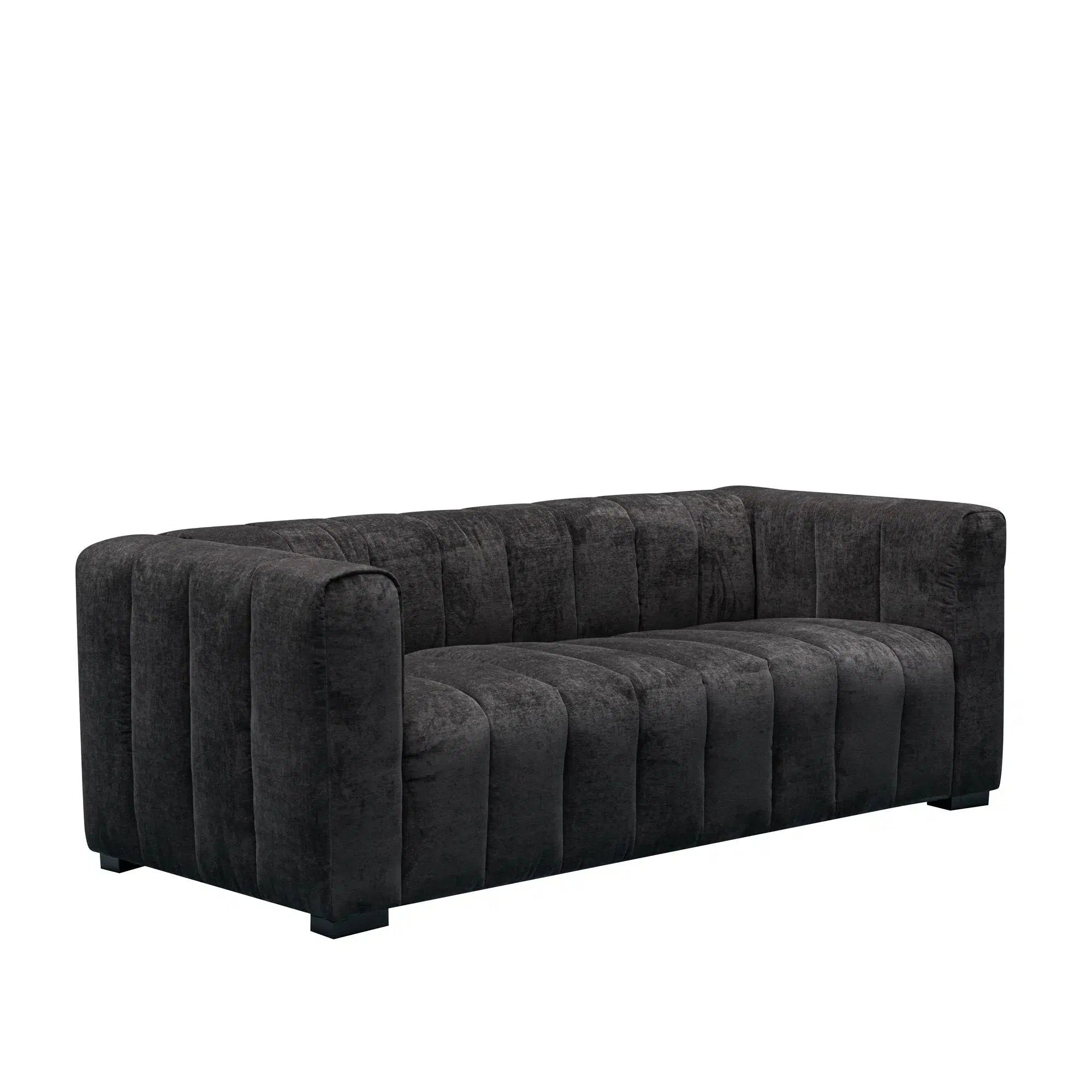 Messina - 3 Seater Sofa - Classic Black