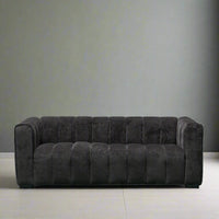 Messina - 3 Seater Sofa - Classic Black