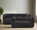 Messina - 3 Seater Sofa - Classic Black