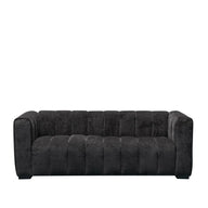 Messina - 3 Seater Sofa - Classic Black