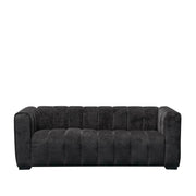 Messina - 3 Seater Sofa - Classic Black