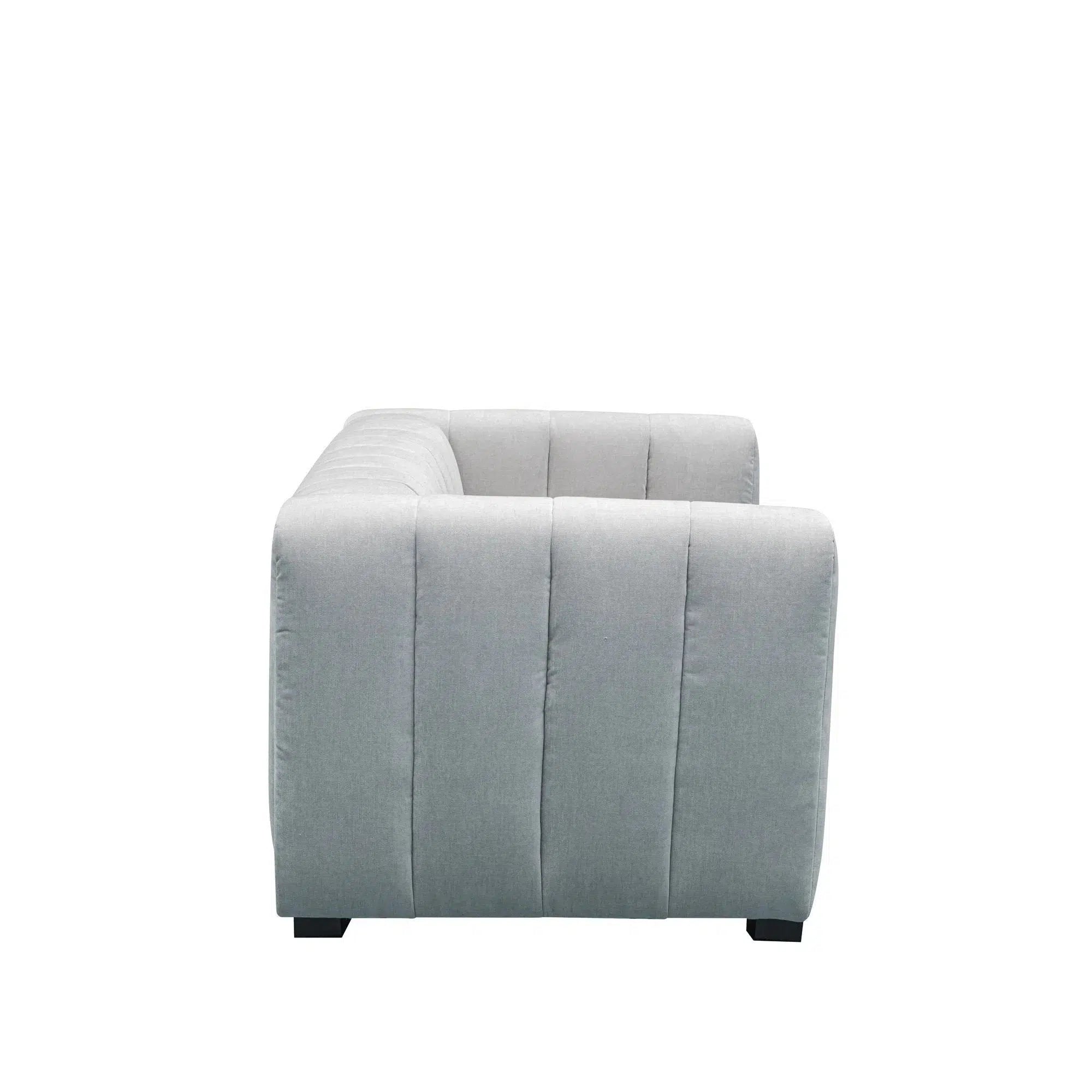 Messina - 3 Seater Sofa - Light Grey