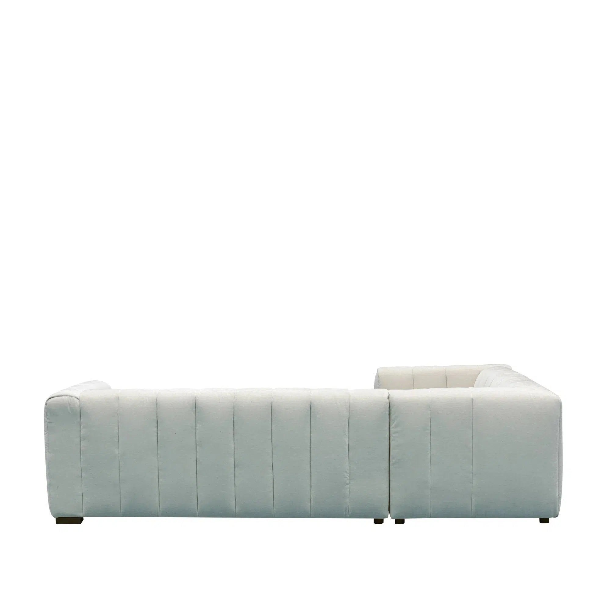 Messina - Corner Sofa 1 single, 1 double - Coconut Milk