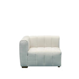 Messina - Corner Sofa 1 single, 1 double - Coconut Milk