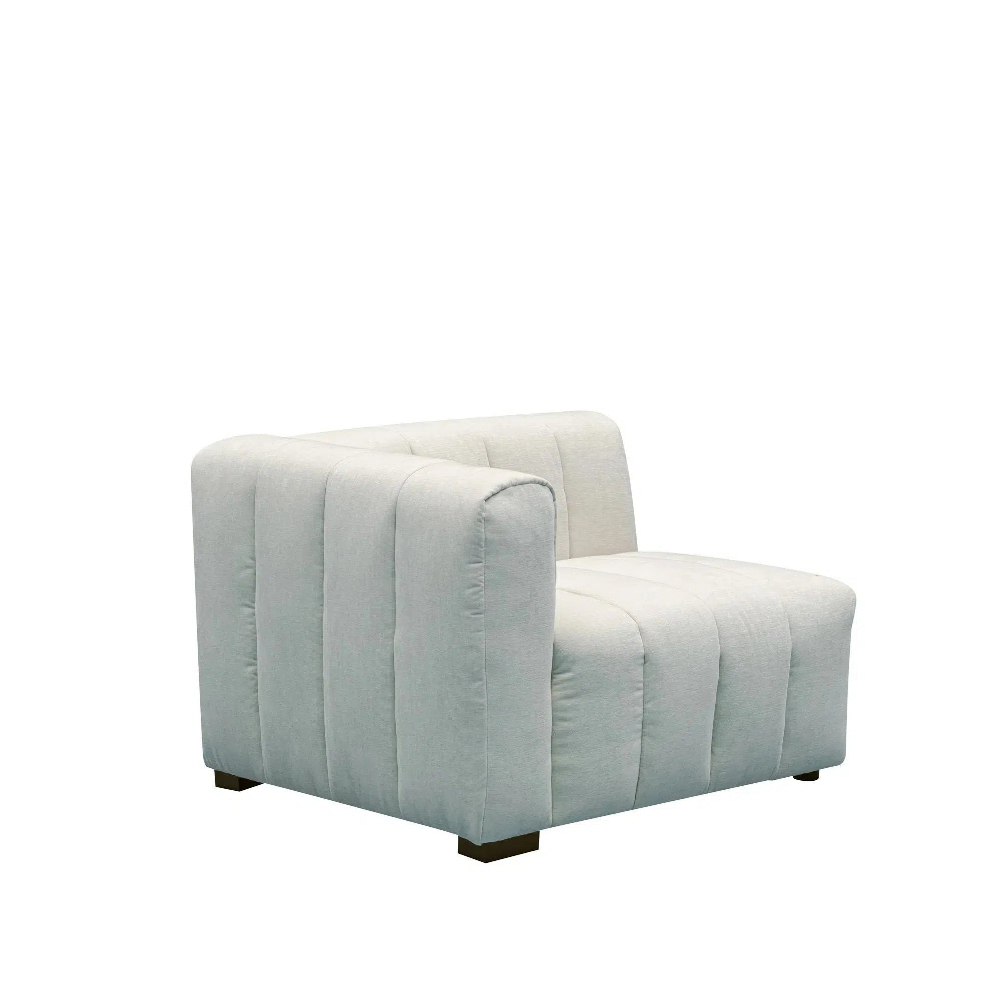 Messina - Corner Sofa 1 single, 1 double - Coconut Milk