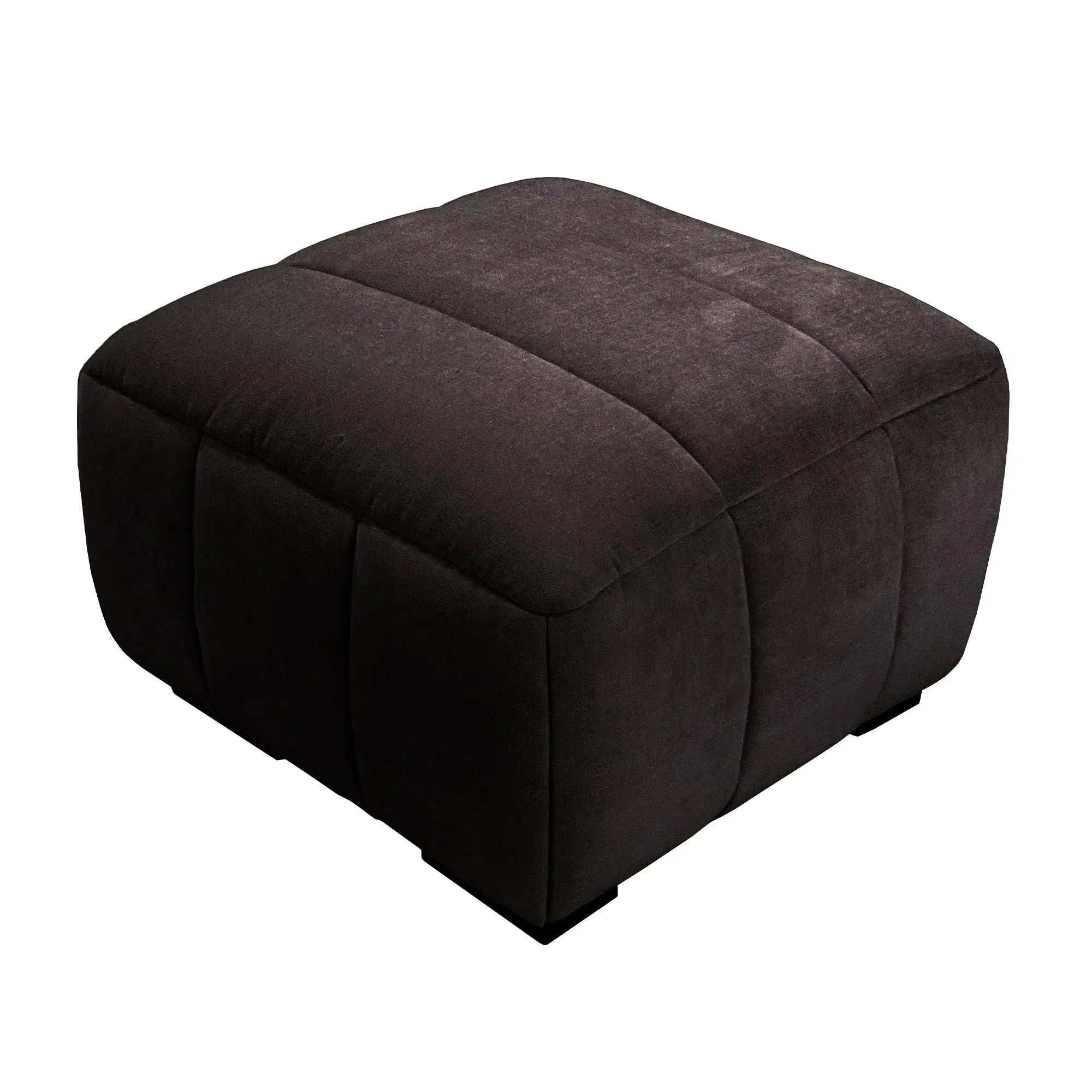 Messina - Small Footstool - Black