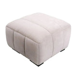 Messina - Small Footstool - Coconut Milk