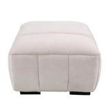 Messina - Small Footstool - Coconut Milk