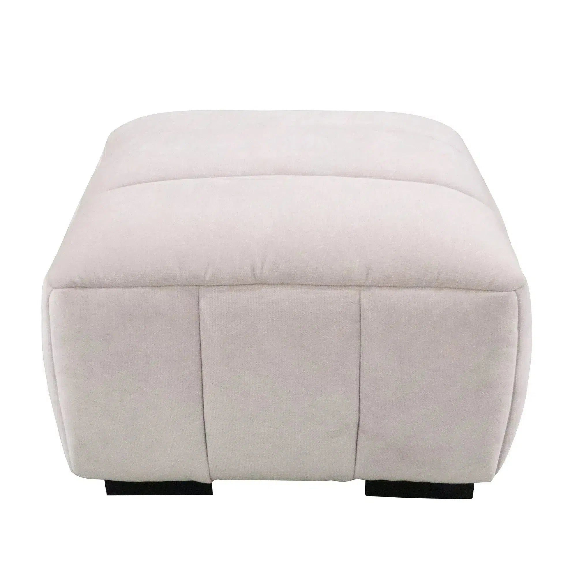 Messina - Small Footstool - Coconut Milk