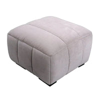 Messina - Small Footstool - Light Grey