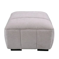 Messina - Small Footstool - Light Grey