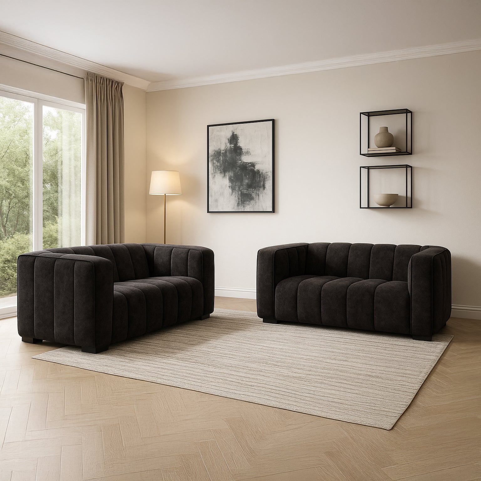 Messina 3 Seater & 2 Seater Sofa Set