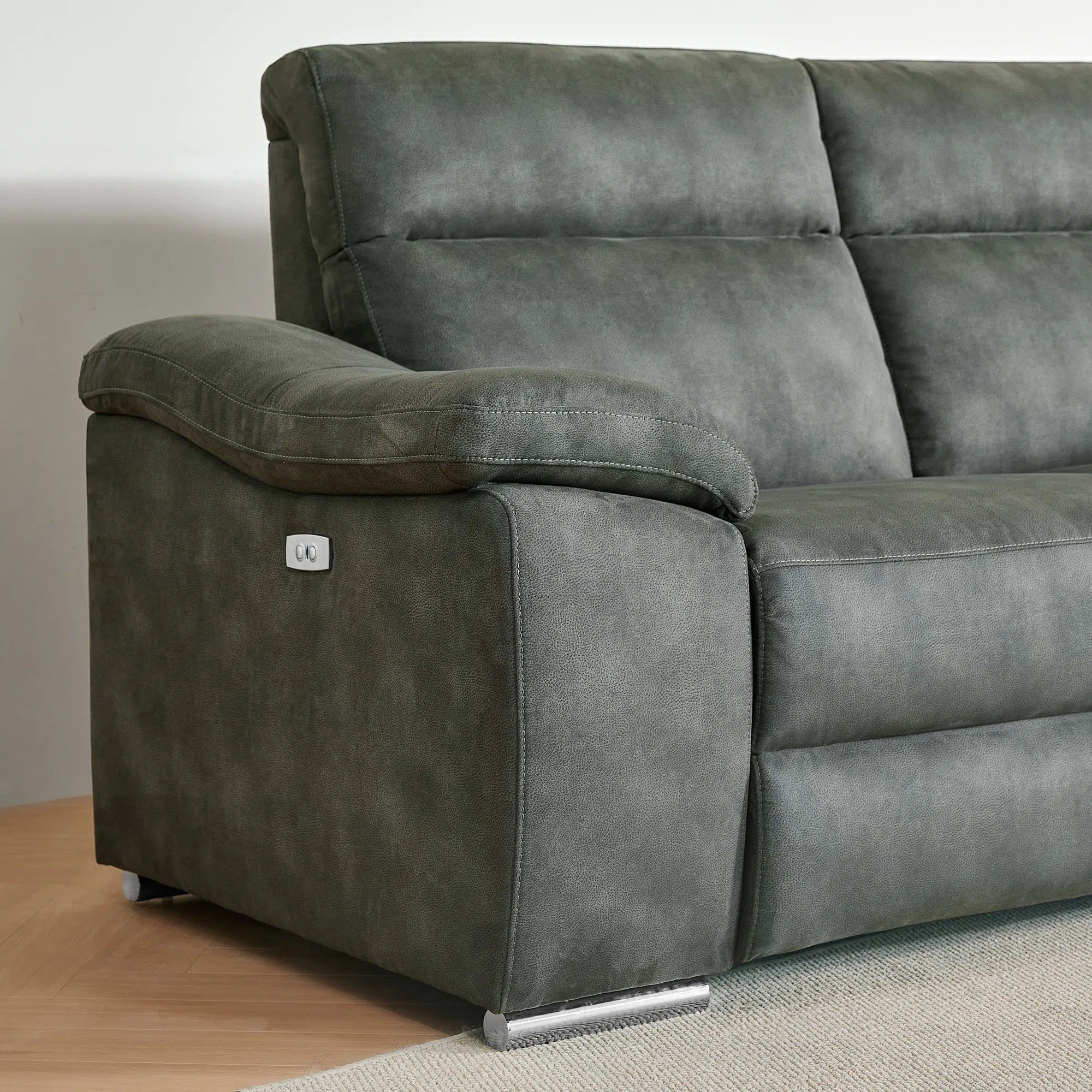 Miller 2 Seater Power Recliner - Grey