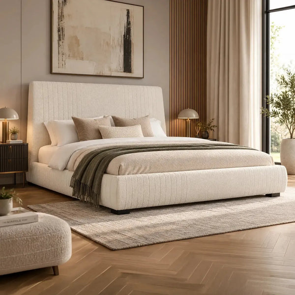 Molly - Boucle Super King Bed