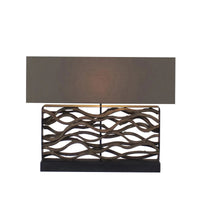 Movement Table Lamp with Rectangular Lamp Shade