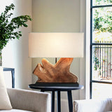 Natura Table Lamp with Rectangular Lamp Shade