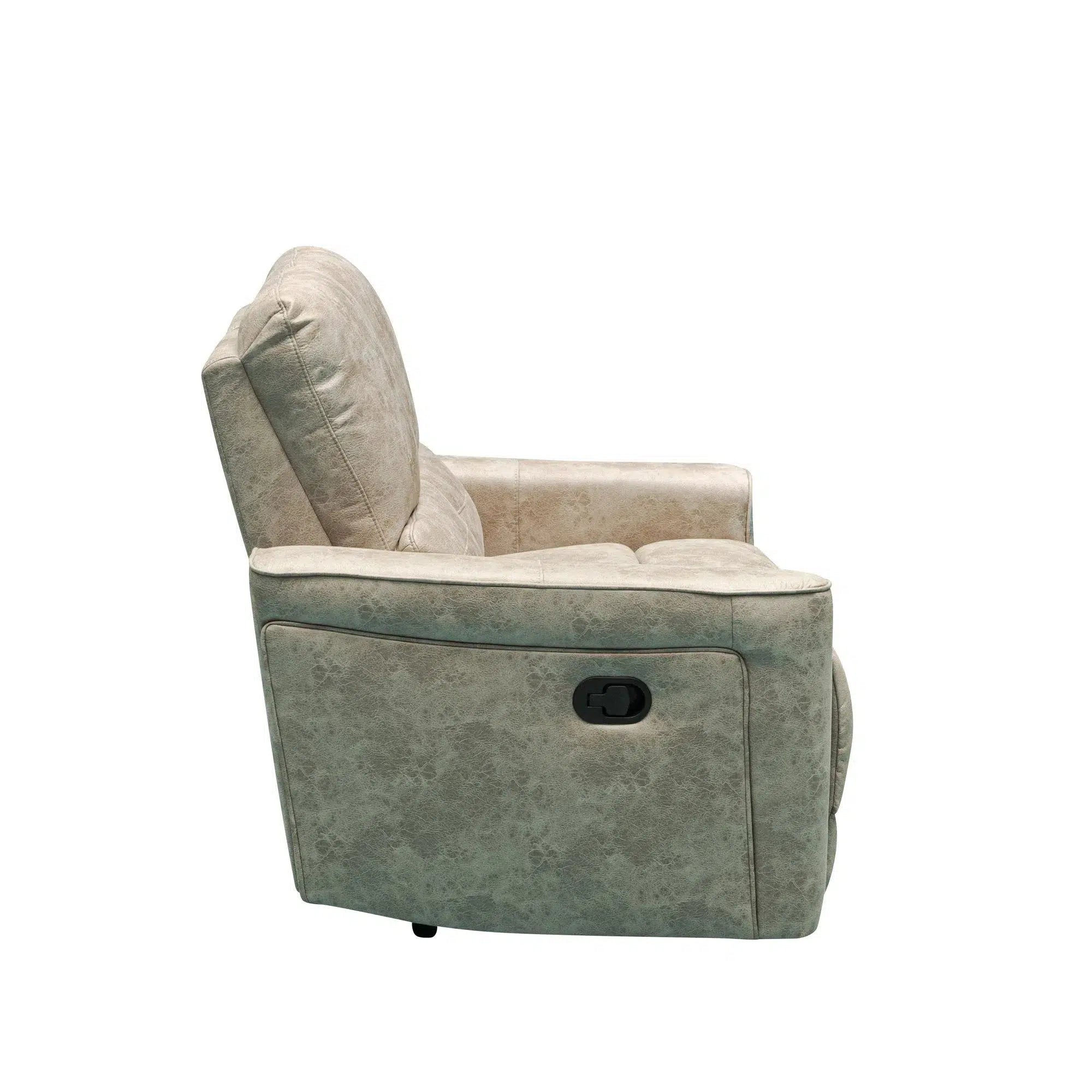 Odette - 2 Seater Recliner - Valencia Mushroom