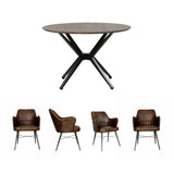 Olsen Dining Table & Rowan Chair Set