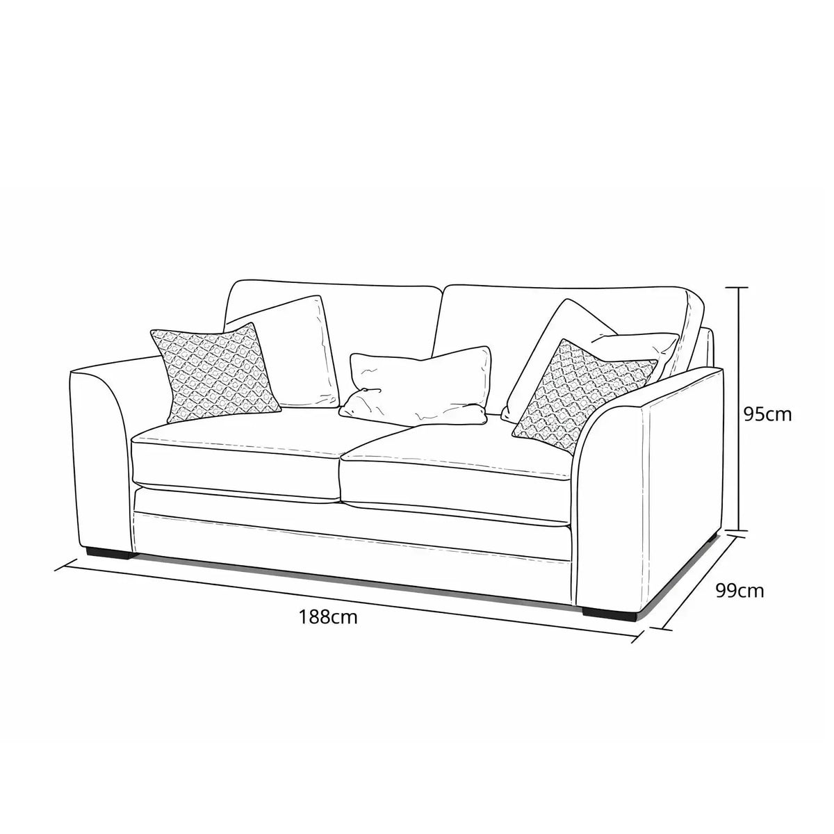 Orlando 2 Seater Sofa