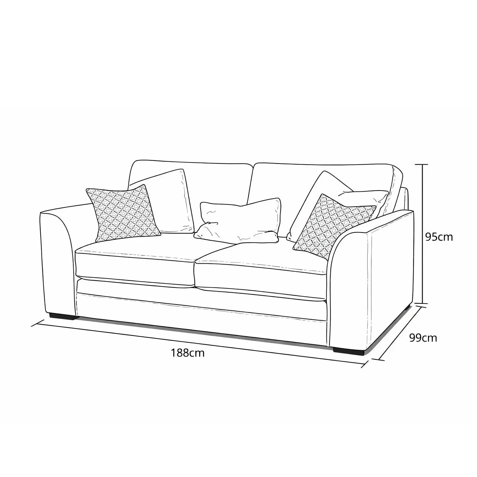 Orlando 2 Seater Sofa